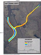 Thumbnail image showing downloadable GIS project of Port Channel North