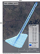 Thumbnail image showing downloadable shapefile of grid error for Porth Channel South