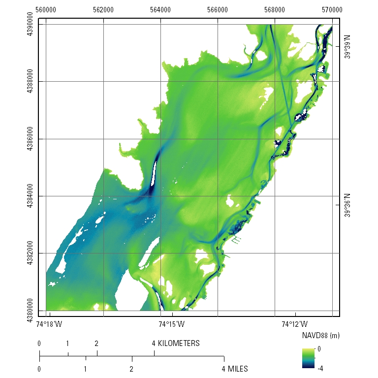 USGS Data Series 885: EAARL-B Submerged Topography—Barnegat Bay, New ...