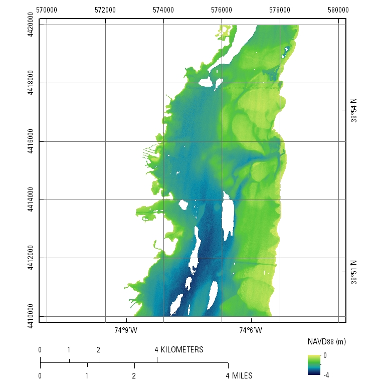 USGS Data Series 885: EAARL-B Submerged Topography—Barnegat Bay, New ...