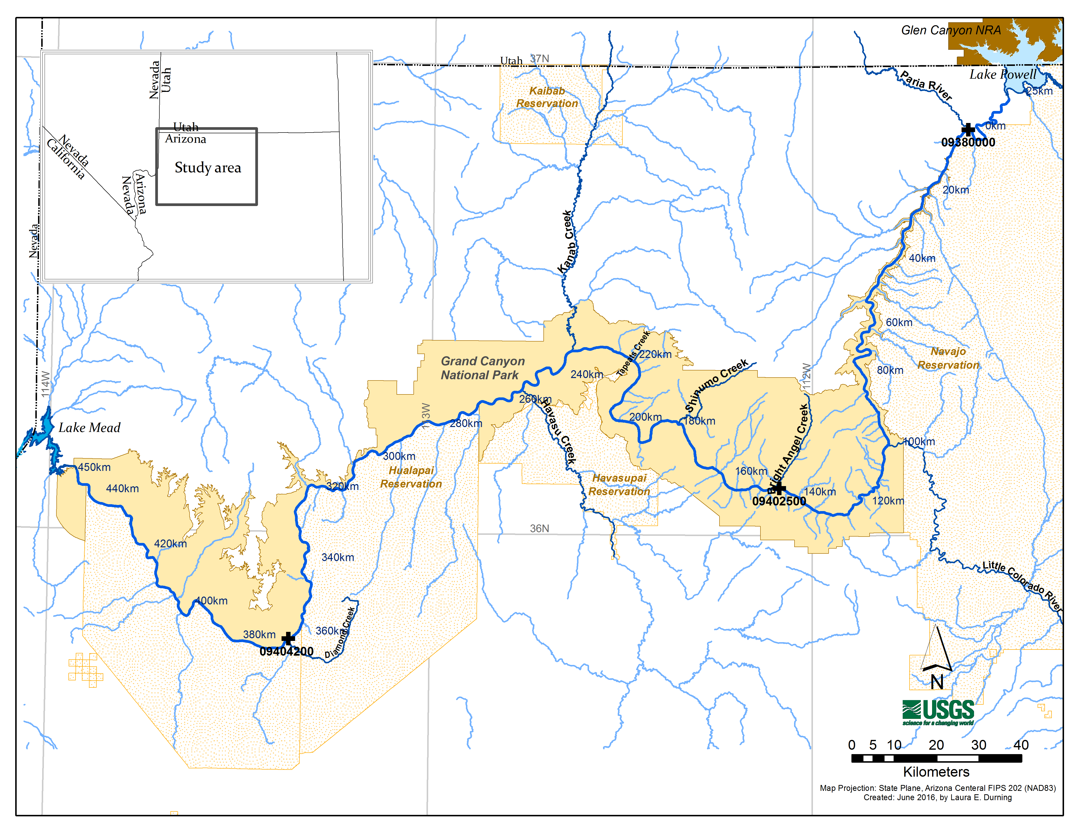 Colorado River On World Map