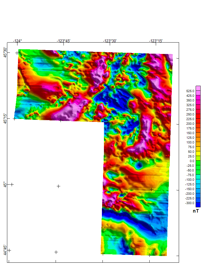 USGS Yamhill-Tillamook (4226) Aeromagnetic Map