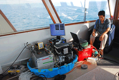 Multiparameter Inorganic Carbon Analyzer installed on ship of opportunity