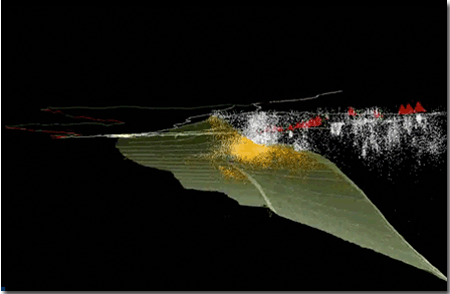 screenshot of 3D view of subducting slab