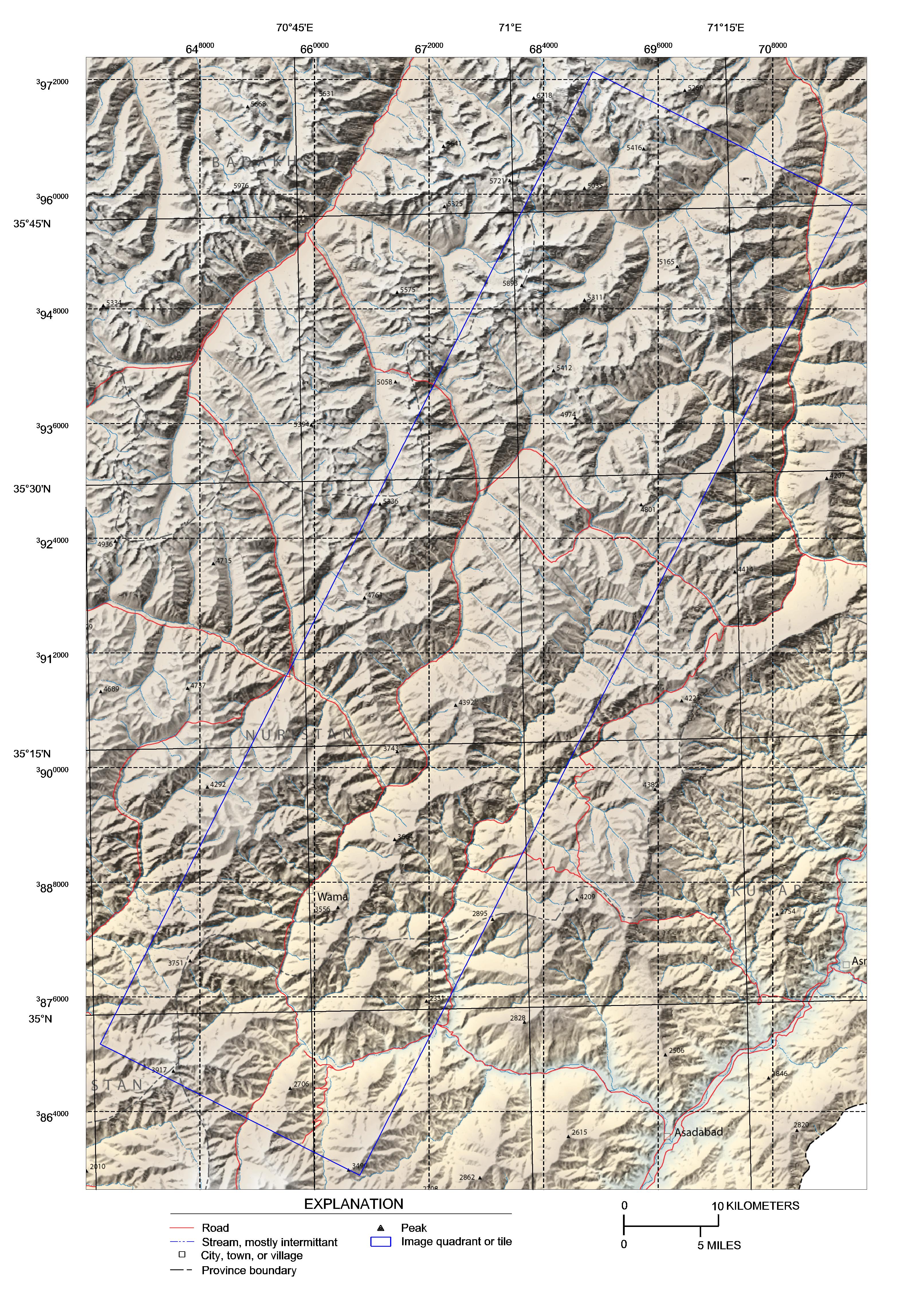 USGS Data Series 709–X, Index Maps