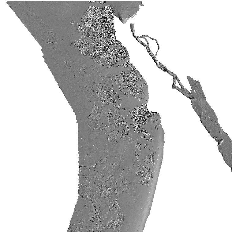 Hillshaded bathymetry map Offshore Tomales Point