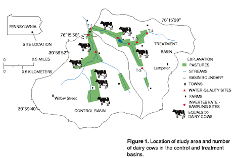 location of study area map