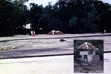 House buried by lahar
