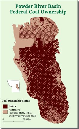 Powder River Basin Fed. Coal Map