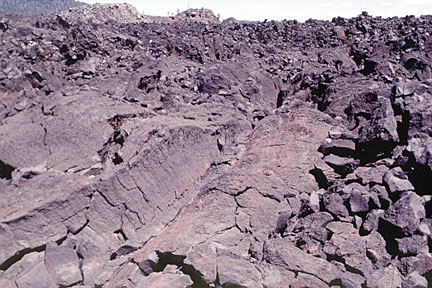 photograph of young-looking lava flow