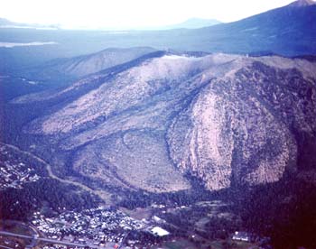 Photograph of ELden Mountain, a lava dome that is part of the San Francisco Volcanic Field near Flagstaff, Arizona, USA
