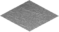 a typical 4 by 4 mile section from the High-Resolution Topography map