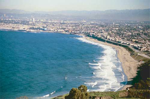 photograph of Santa Monica Bay, Los Angeles