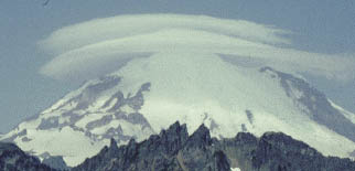 Volcano in Pacific Northwest