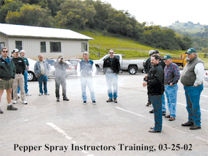 photo of Pepper Spray Instructors Training Class
