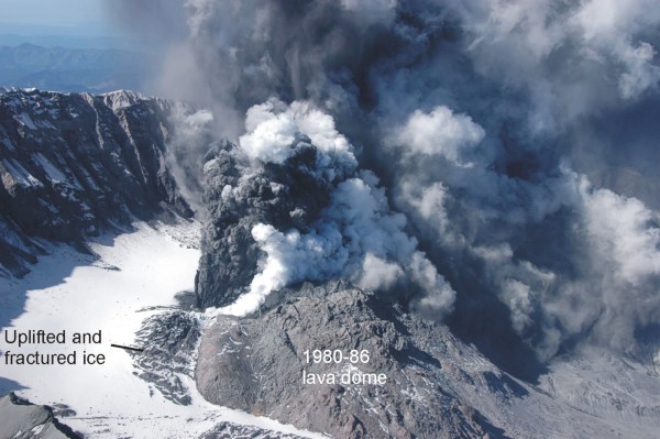 Mount St. Helens explosion of October 1, 2004