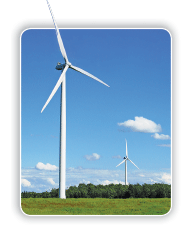 Photograph of wind turbine