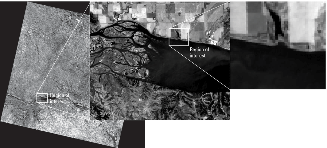 Landsat 9 image with radiometric and geometric corrections applied.