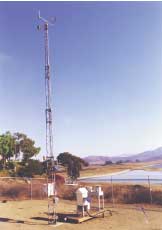 Air monitoring station at Sweetwater Reservoir.
