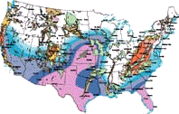 map of precipitation outlook for US