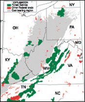 Distribution of Federal coal-bearing lands