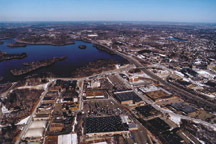 aerial photo of Cambridge, Massachusetts