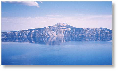 Photograph of Crater Lake, Oregon