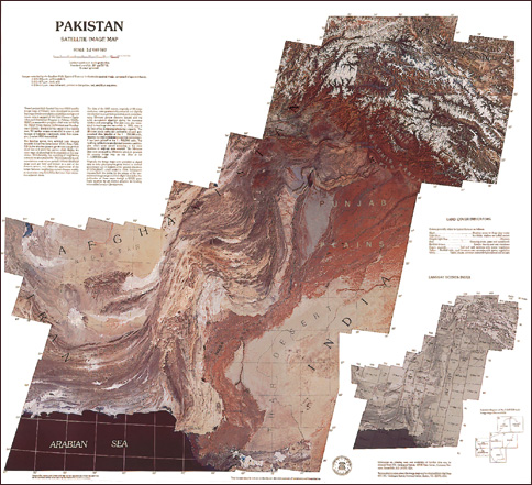 Map I-2587-A of Pakistan