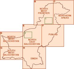 Index to maps of Pakistan