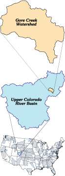 Map showing Upper Colorado River Basin