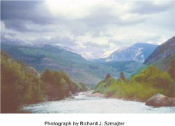 Photograph showing Gore Creek.