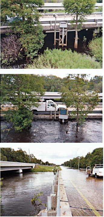 FIGURE 4.  Views of Trout Creek near Sulphur Springs.