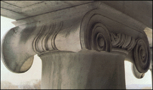Broken column capital, Jefferson Memorial