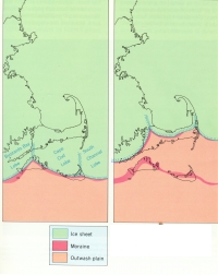 Figure 3. Relationship between the deposits and lobes.