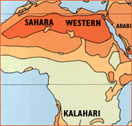 Thumbnail of map of world deserts