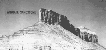 Photograph of the Wingate Sandstonein Colorado