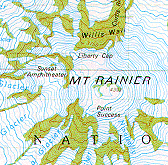 A section of 1:100,000 scale topographic map.