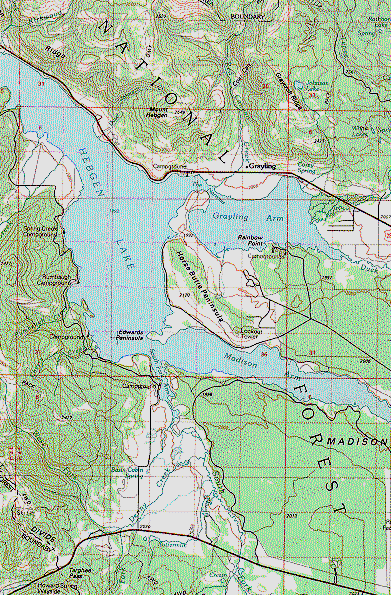 Historical 7.5 X 7.5 Minute 1989 26.7 x 21.9 in 1:24000 Scale Updated 1989 YellowMaps Mt Emily OR topo map