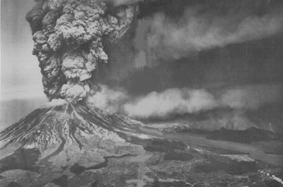 Photograph of Mount St. Helens, May 18, 1980