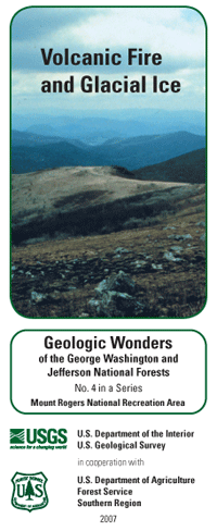 An image of the Volcanic Fire and Glacial Ice brochure cover