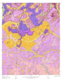 Thumbnail image of the geologic map of the Stegal Mountain Quadrangle