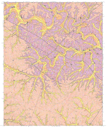 Thumbnail image of the geologic map of the Fremont quadrangle
