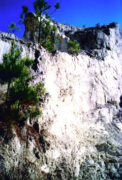Kaolinite deposits