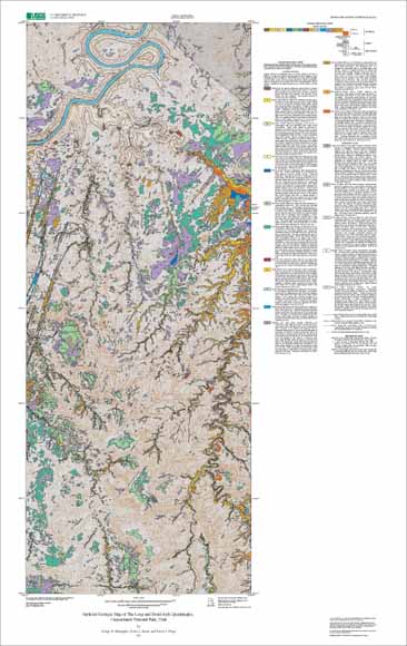 page size image of the geologic map of Canyonlands