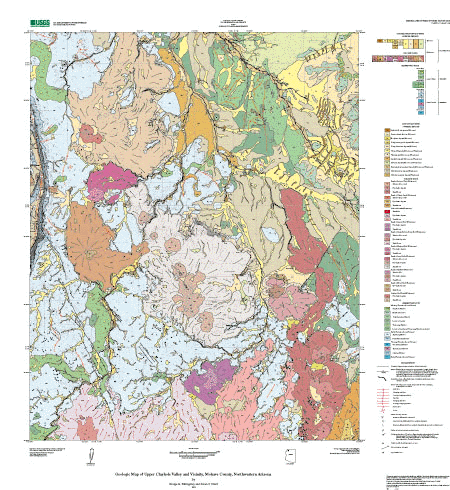 page-size image of the Upper Clayhole Valley geologic map