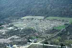Figure 2. Photograph of Tully valley landslide
