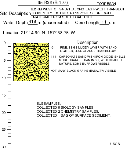  [ box core description ] 