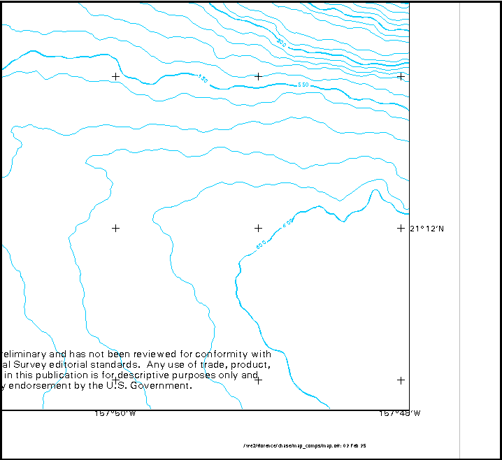  section of sidescan-sonar image 
