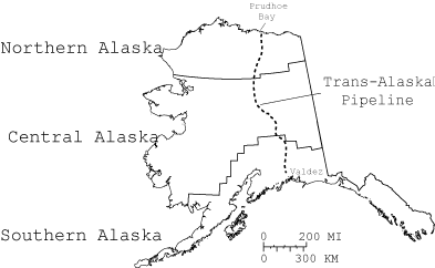 Petroleum provinces of onshore and State offshore areas of Alaska
