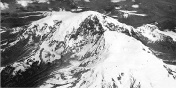 Figure 2. Oblique aerial view south face of Mount Sanford.